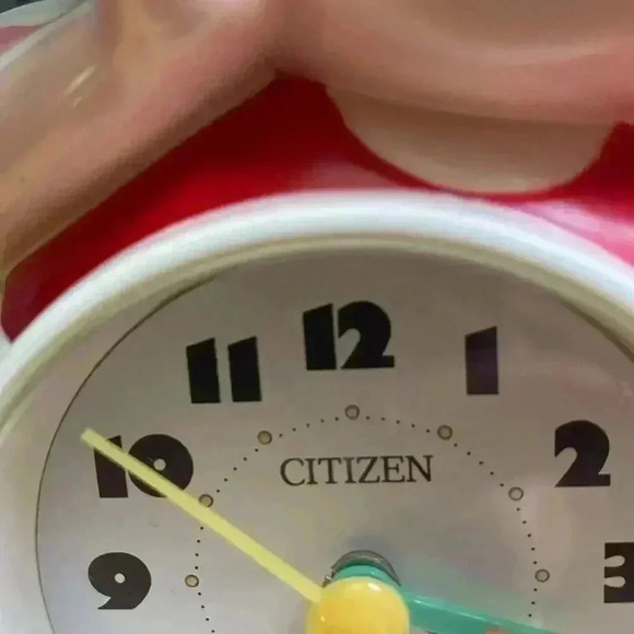 Vintage Citizen Alarm  Clock Child with Swiss Horn Very Loud Alarm 6 1/2" tall - Picture 17 of 17